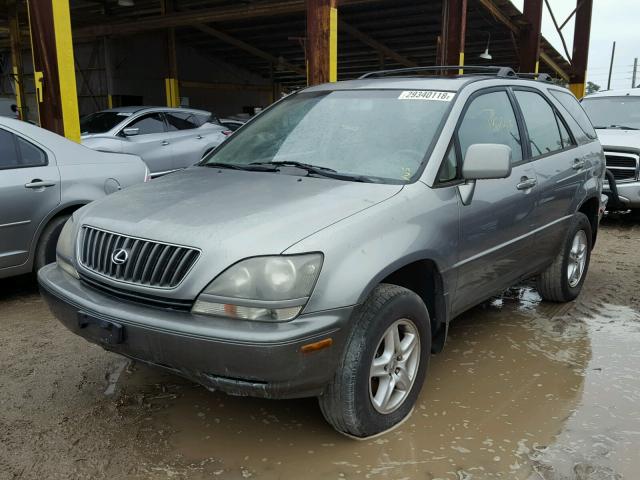 JT6GF10U3Y0072741 - 2000 LEXUS RX 300 GRAY photo 2