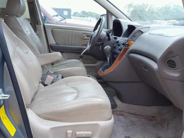 JT6GF10U3Y0072741 - 2000 LEXUS RX 300 GRAY photo 5