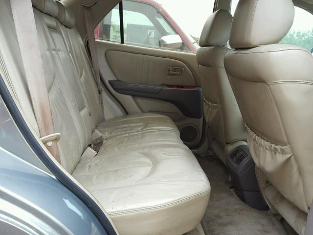 JT6GF10U3Y0072741 - 2000 LEXUS RX 300 GRAY photo 6