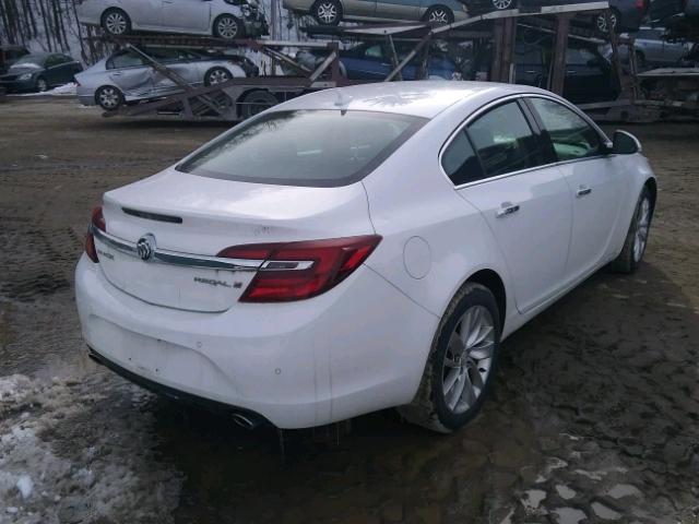 2G4GN5EX1E9181895 - 2014 BUICK REGAL PREM WHITE photo 4