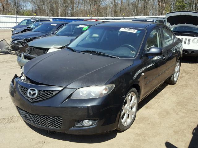 JM1BK32F181162313 - 2008 MAZDA 3 I BLACK photo 2