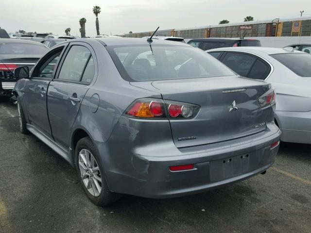 JA32U2FU9GU005850 - 2016 MITSUBISHI LANCER ES GRAY photo 3