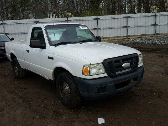 1FTYR10D46PA48957 - 2006 FORD RANGER WHITE photo 1