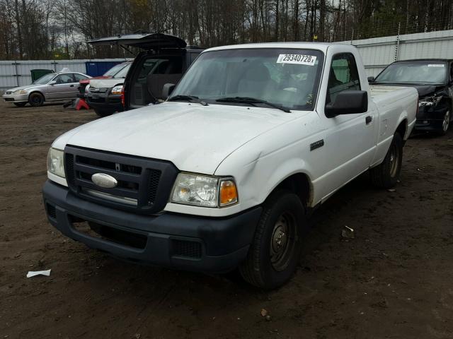 1FTYR10D46PA48957 - 2006 FORD RANGER WHITE photo 2