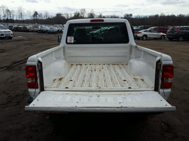 1FTYR10D46PA48957 - 2006 FORD RANGER WHITE photo 6