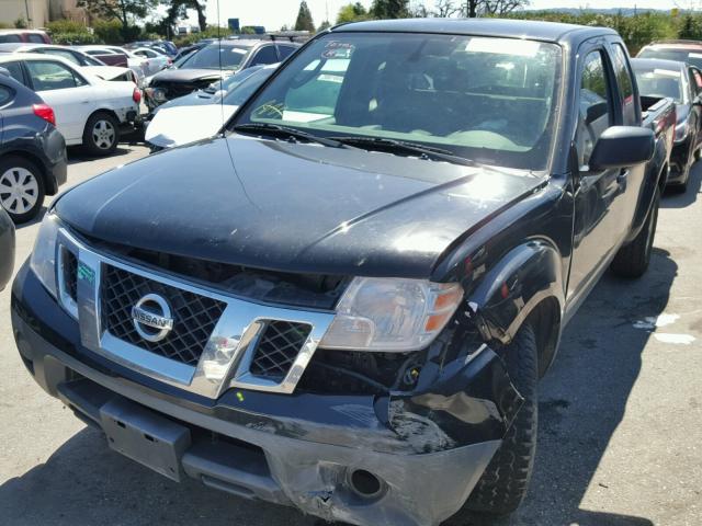 1N6BD0CT7AC431175 - 2010 NISSAN FRONTIER K BLACK photo 2