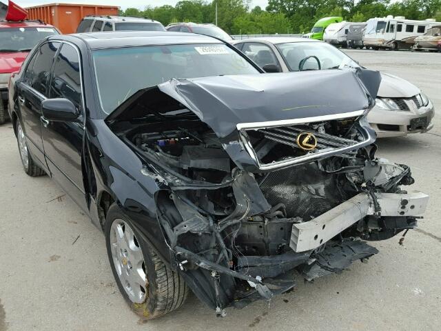 JTHBN30FX30110394 - 2003 LEXUS LS 430 BLACK photo 1