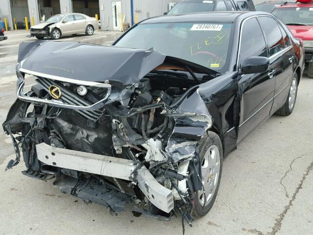 JTHBN30FX30110394 - 2003 LEXUS LS 430 BLACK photo 2