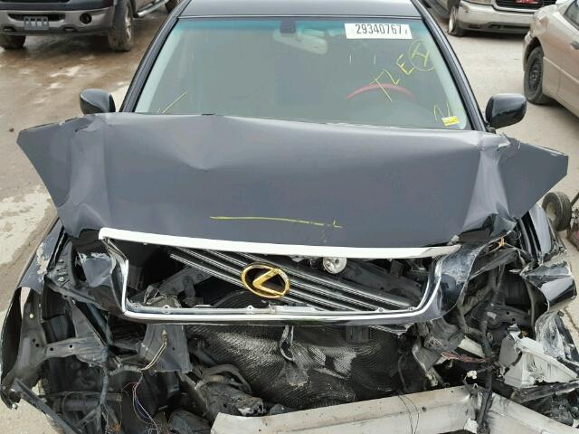 JTHBN30FX30110394 - 2003 LEXUS LS 430 BLACK photo 7