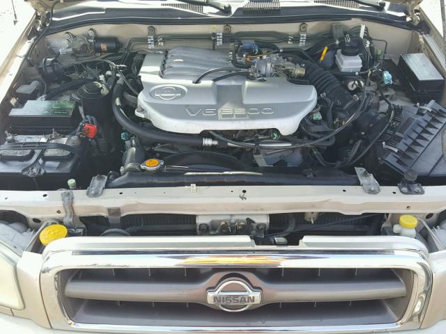 JN8DR07X91W506312 - 2001 NISSAN PATHFINDER GOLD photo 7