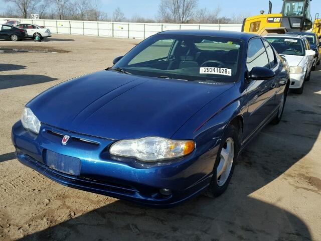 2G1WX12K649293594 - 2004 CHEVROLET MONTE CARL BLUE photo 2