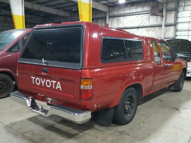 4TARN93P8SZ325561 - 1995 TOYOTA PICKUP 1/2 RED photo 4