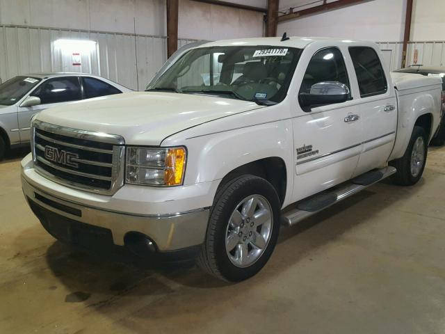 3GTP1VE09CG152473 - 2012 GMC SIERRA C15 WHITE photo 2