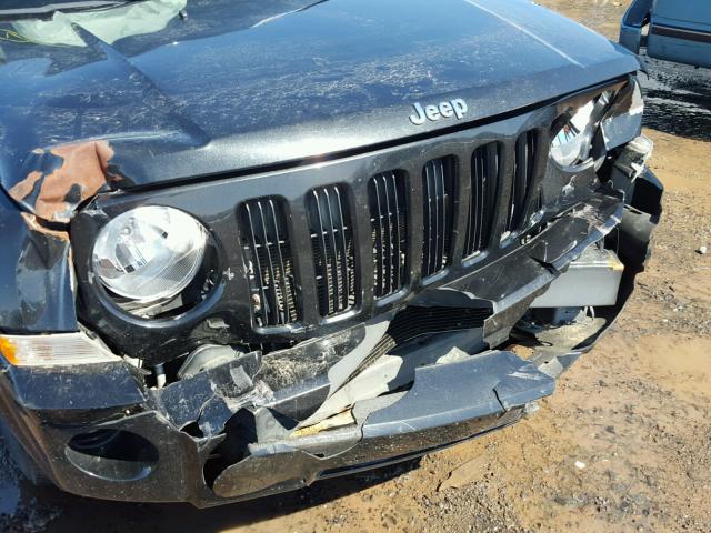 1J4NT2GA4AD573379 - 2010 JEEP PATRIOT SP BLACK photo 9