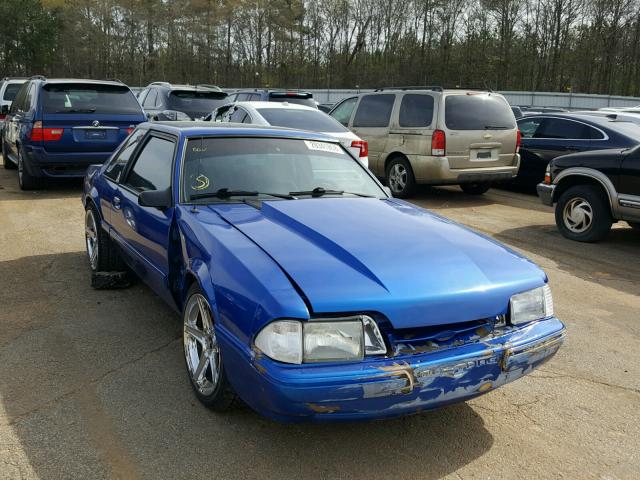 1FABP40E9JF225805 - 1988 FORD MUSTANG LX BLUE photo 1