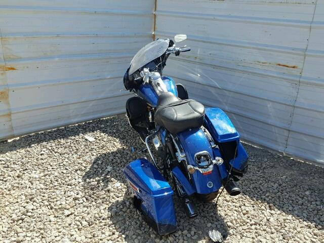 1HD1TEN39EB962240 - 2014 HARLEY-DAVIDSON FLHTKSE CV BLUE photo 3