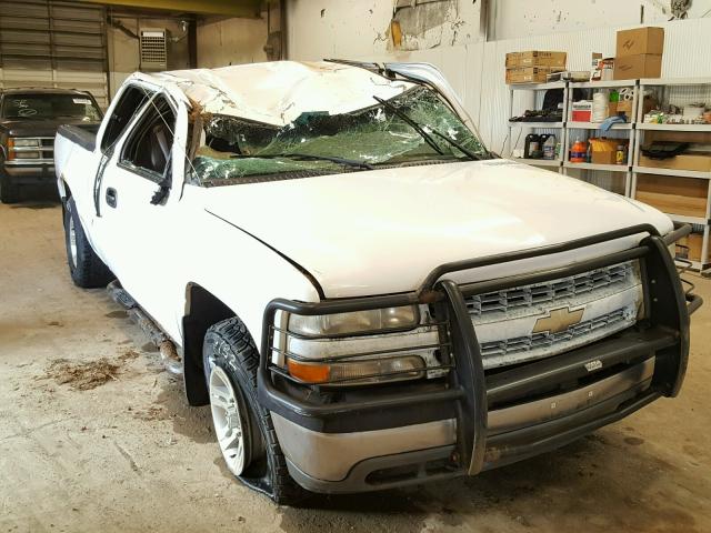 1GCEK19T82E142153 - 2002 CHEVROLET SILVERADO WHITE photo 1