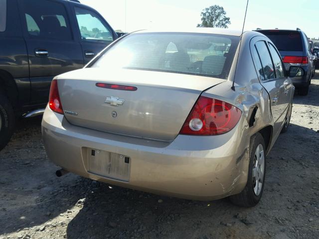 1G1AK52F457640717 - 2005 CHEVROLET COBALT GOLD photo 4