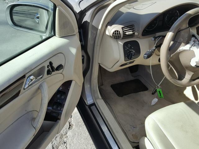 WDBRF54H57A933124 - 2007 MERCEDES-BENZ C 280 BEIGE photo 9