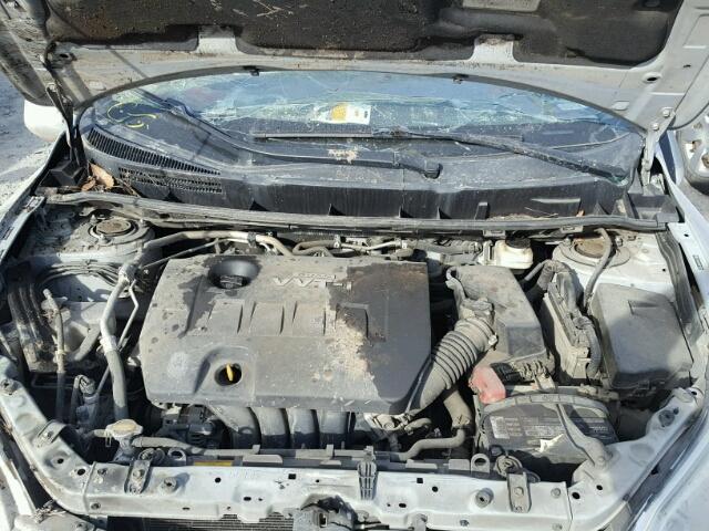 2T1KU40E89C101094 - 2009 TOYOTA COROLLA MA SILVER photo 7