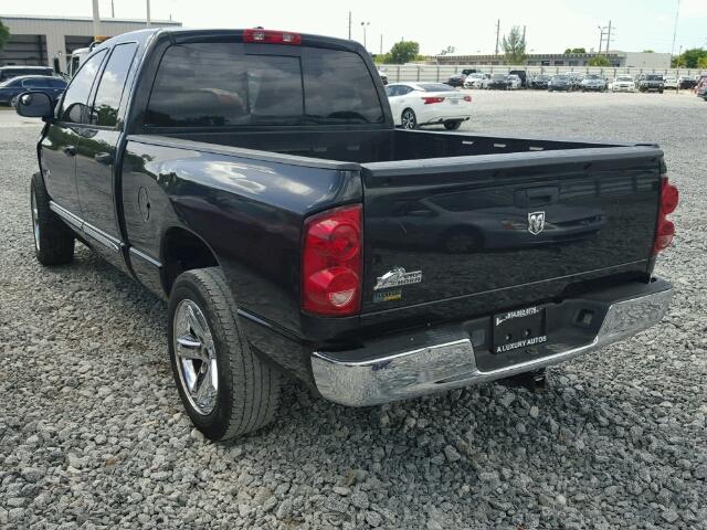 1D7HA18N88S555239 - 2008 DODGE RAM 1500 S BLACK photo 3