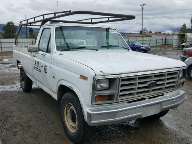 1FTHF251XFPA93205 - 1985 FORD F250 WHITE photo 1