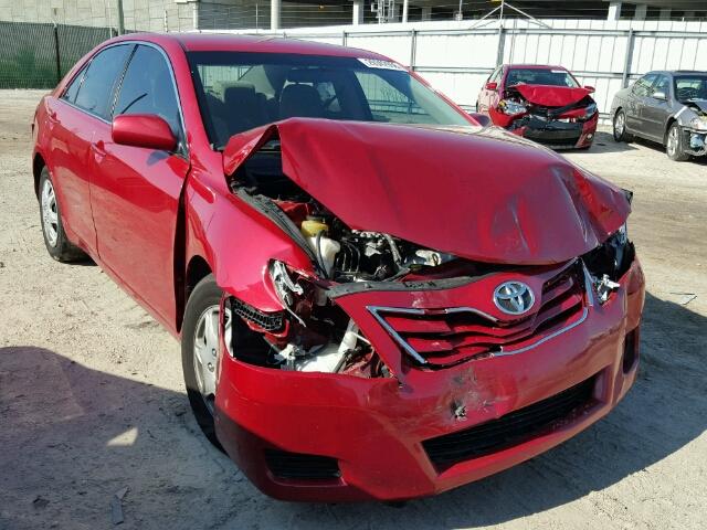 4T1BF3EK7BU689397 - 2011 TOYOTA CAMRY BASE RED photo 1