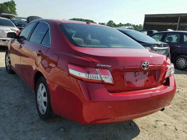 4T1BF3EK7BU689397 - 2011 TOYOTA CAMRY BASE RED photo 3