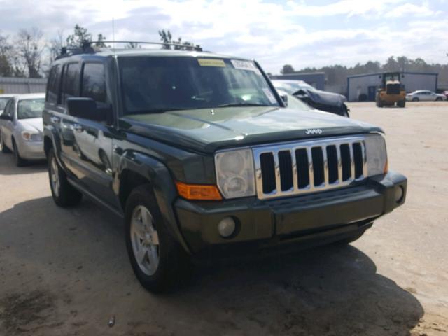 1J8HH48N28C242553 - 2008 JEEP COMMANDER GREEN photo 1