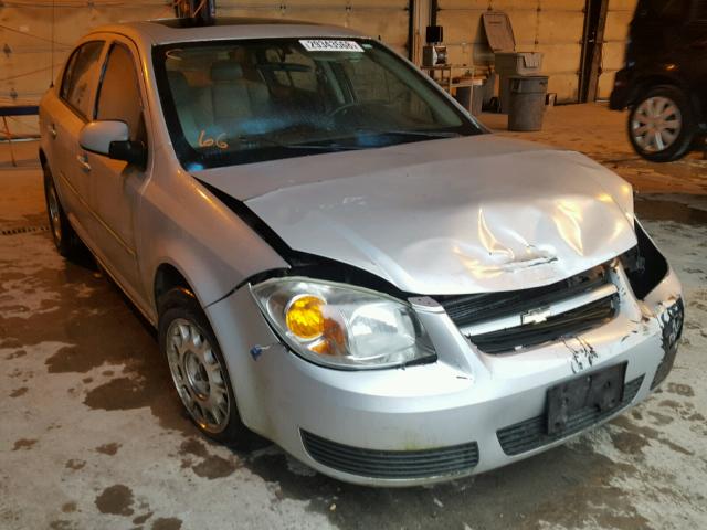 1G1AL55F477195455 - 2007 CHEVROLET COBALT LT SILVER photo 1