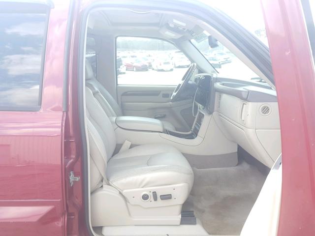 1GYEK63N74R302102 - 2004 CADILLAC ESCALADE L BURGUNDY photo 5