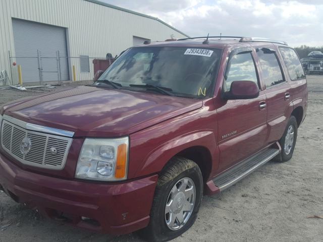 1GYEK63N74R302102 - 2004 CADILLAC ESCALADE L BURGUNDY photo 9