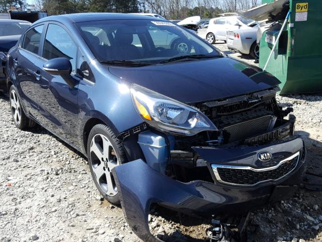 KNADN4A31D6147866 - 2013 KIA RIO EX BLUE photo 1