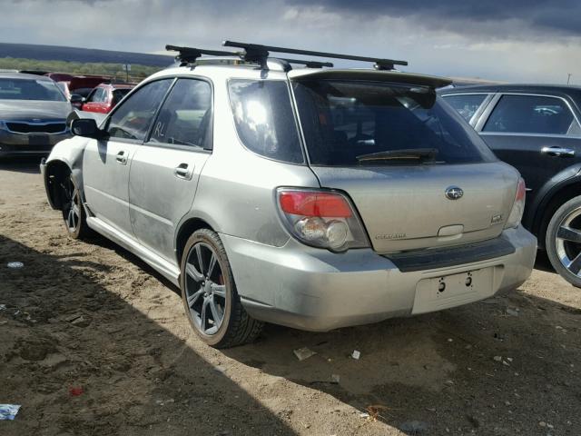 JF1GG79636H800933 - 2006 SUBARU IMPREZA WR SILVER photo 3