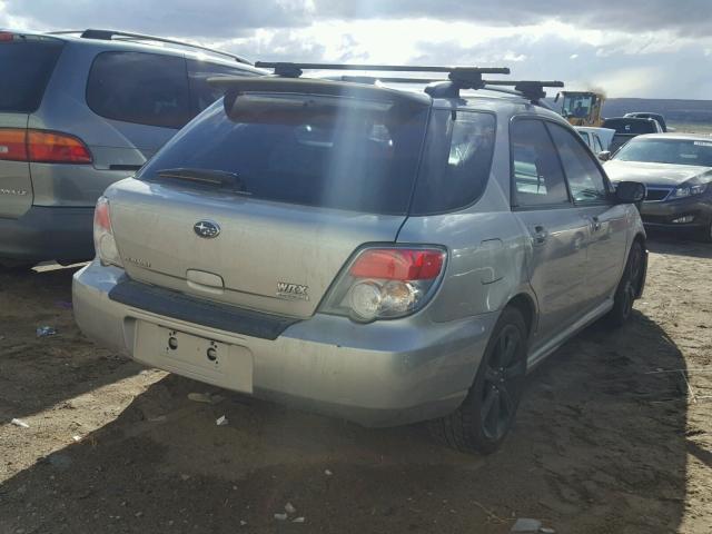 JF1GG79636H800933 - 2006 SUBARU IMPREZA WR SILVER photo 4