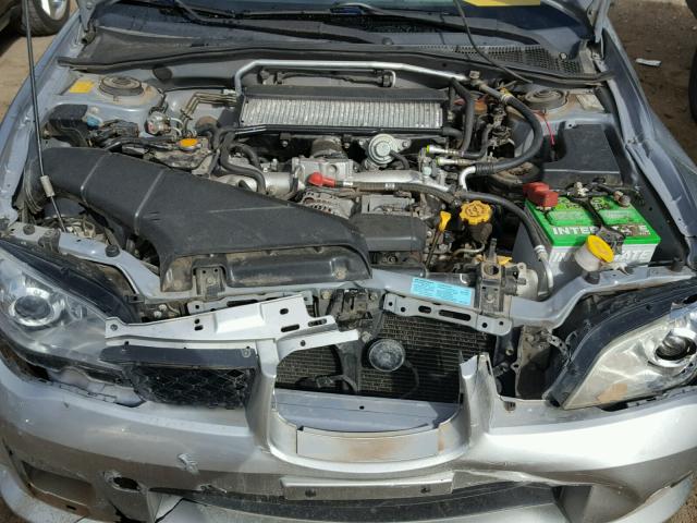 JF1GG79636H800933 - 2006 SUBARU IMPREZA WR SILVER photo 7