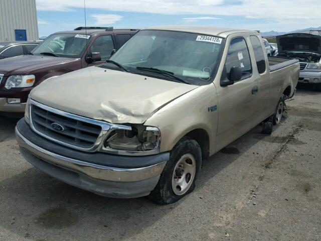 1FTZX1722YKA15258 - 2000 FORD F150 GOLD photo 2