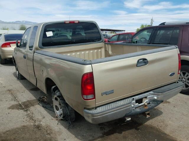 1FTZX1722YKA15258 - 2000 FORD F150 GOLD photo 3