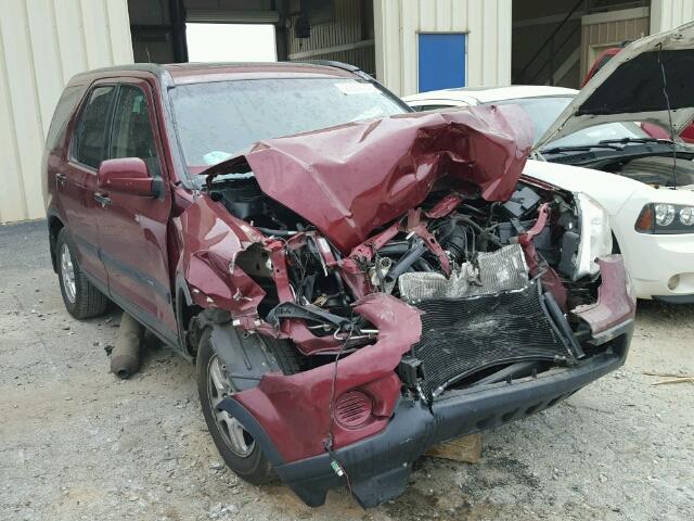 SHSRD78882U004941 - 2002 HONDA CR-V EX წითელი ფოტო 1