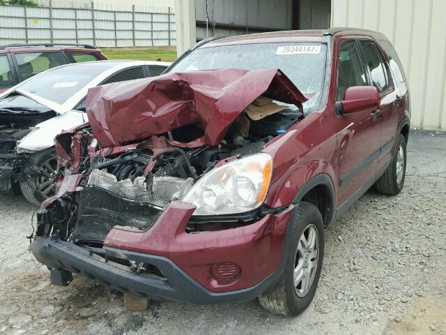 SHSRD78882U004941 - 2002 HONDA CR-V EX RED photo 2