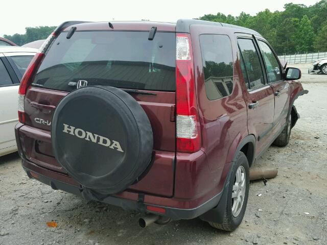 SHSRD78882U004941 - 2002 HONDA CR-V EX RED photo 4