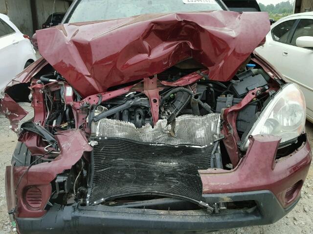 SHSRD78882U004941 - 2002 HONDA CR-V EX წითელი ფოტო 7