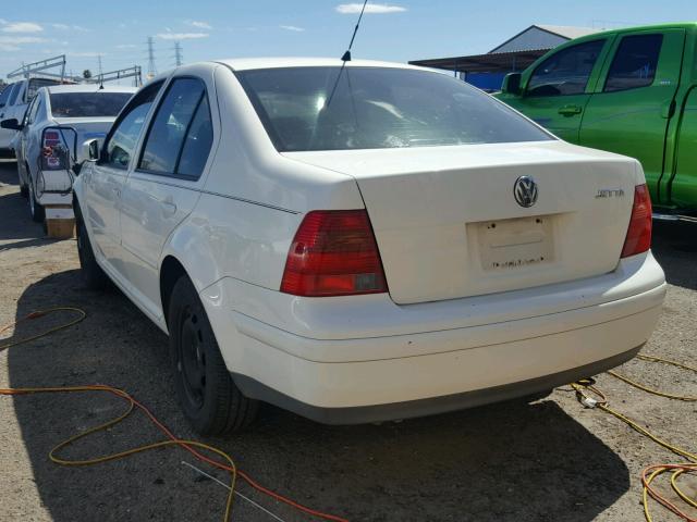 3VWSK69M32M026648 - 2002 VOLKSWAGEN JETTA GLS WHITE photo 3