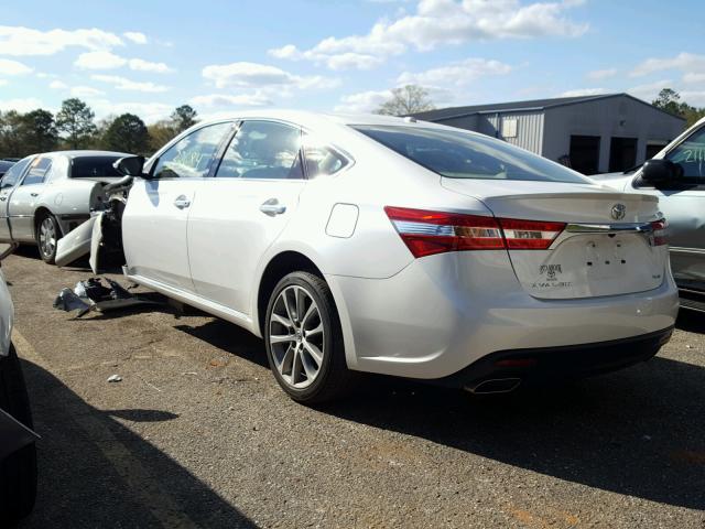 4T1BK1EB0FU182637 - 2015 TOYOTA AVALON XLE WHITE photo 3