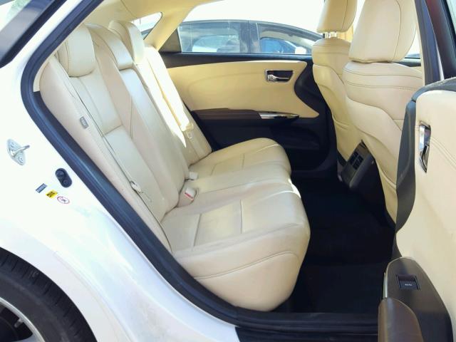 4T1BK1EB0FU182637 - 2015 TOYOTA AVALON XLE WHITE photo 6