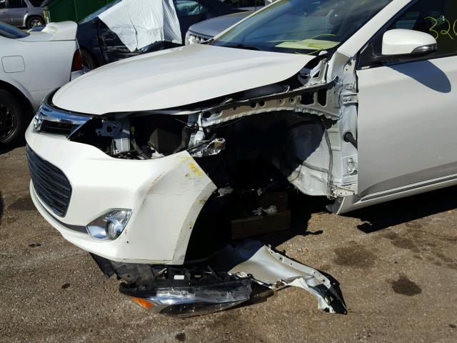 4T1BK1EB0FU182637 - 2015 TOYOTA AVALON XLE WHITE photo 9
