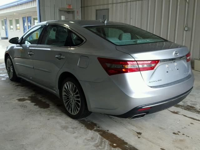 4T1BK1EB0GU207781 - 2016 TOYOTA AVALON XLE SILVER photo 3