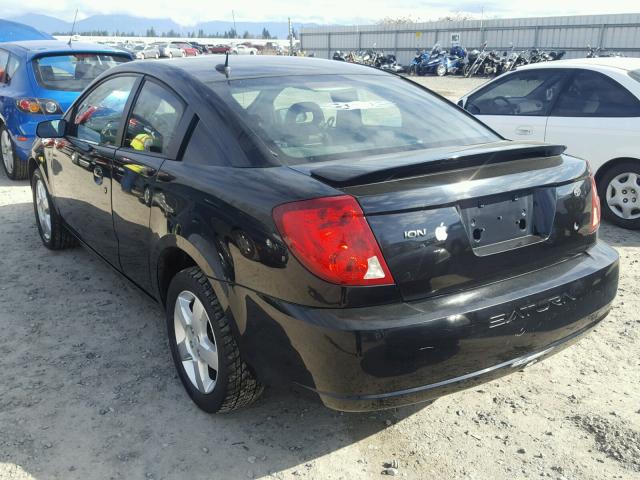 1G8AN15F87Z187562 - 2007 SATURN ION LEVEL 黑色 照片 3