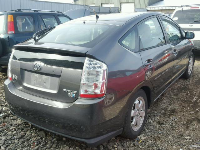 JTDKB20U763195281 - 2006 TOYOTA PRIUS GRAY photo 4