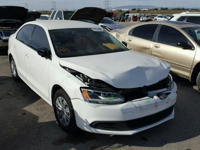 3VW1K7AJ1DM285225 - 2013 VOLKSWAGEN JETTA BASE 白色 照片 1